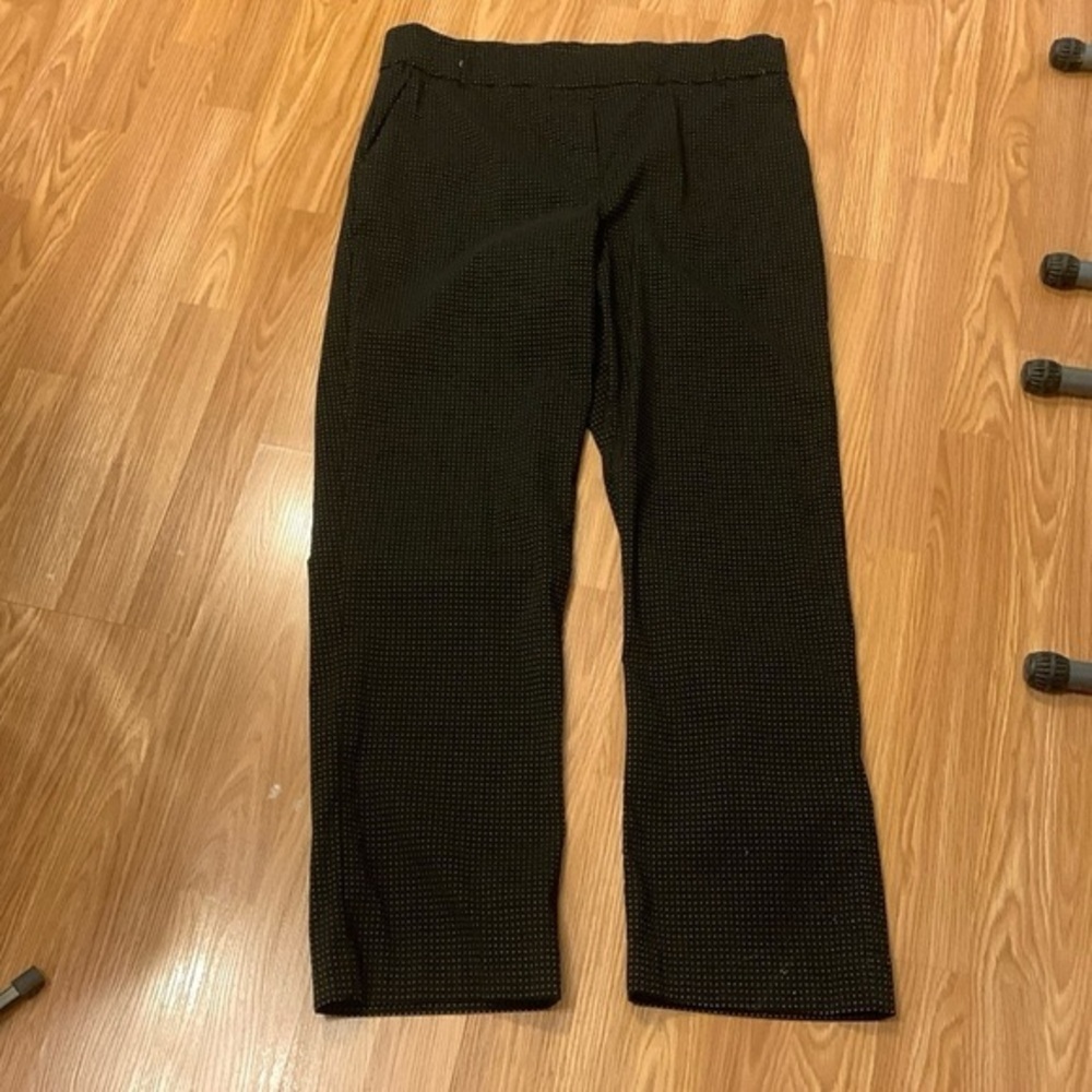 Lily Morgan Black And White Pattern Pull On Stretch Pants